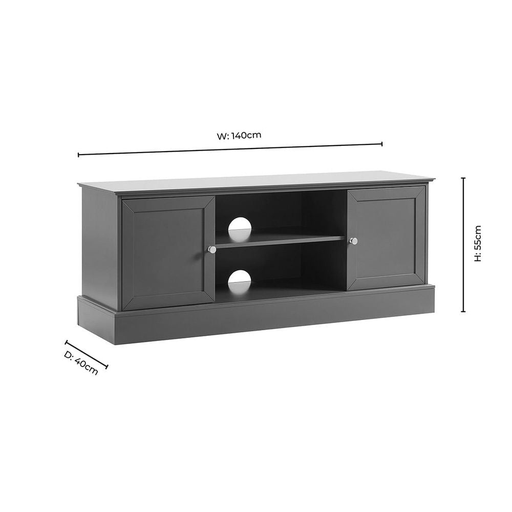 DUS-CC2-04733 Grade-B Dusk Ruby TV Unit for TVs up to 60" - Taupe RRP £199.00