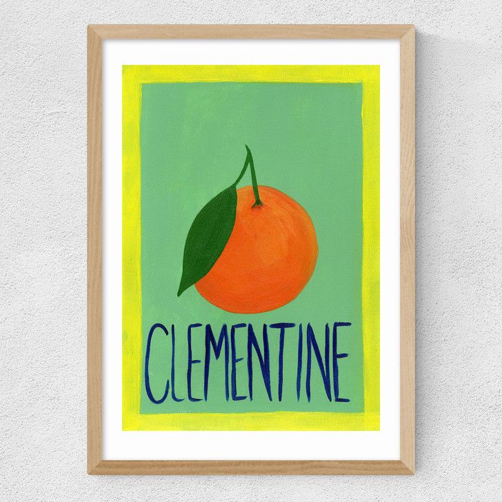 EAS-CCG-00026 Grade-C0 East End Prints East End Prints Clementine by Susie Miller 30x40 Black Framed Art Print RRP £60.00