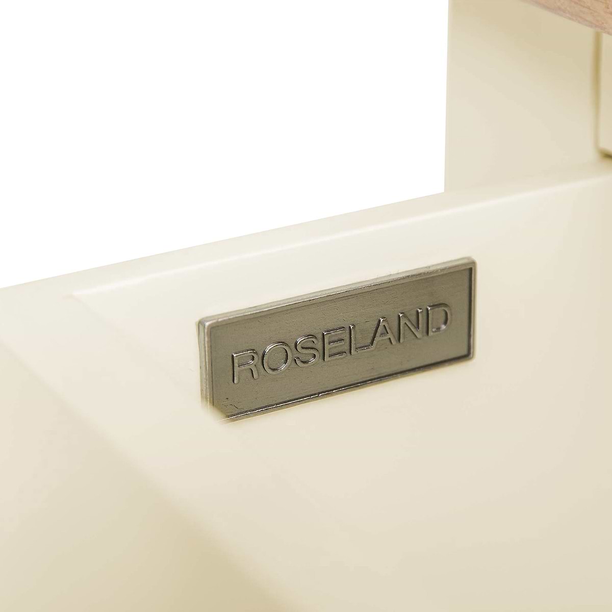 ROS-OUT-00187 Grade-C1 Roseland Furniture Farro Cream Tallboy Chest RRP £234.95
