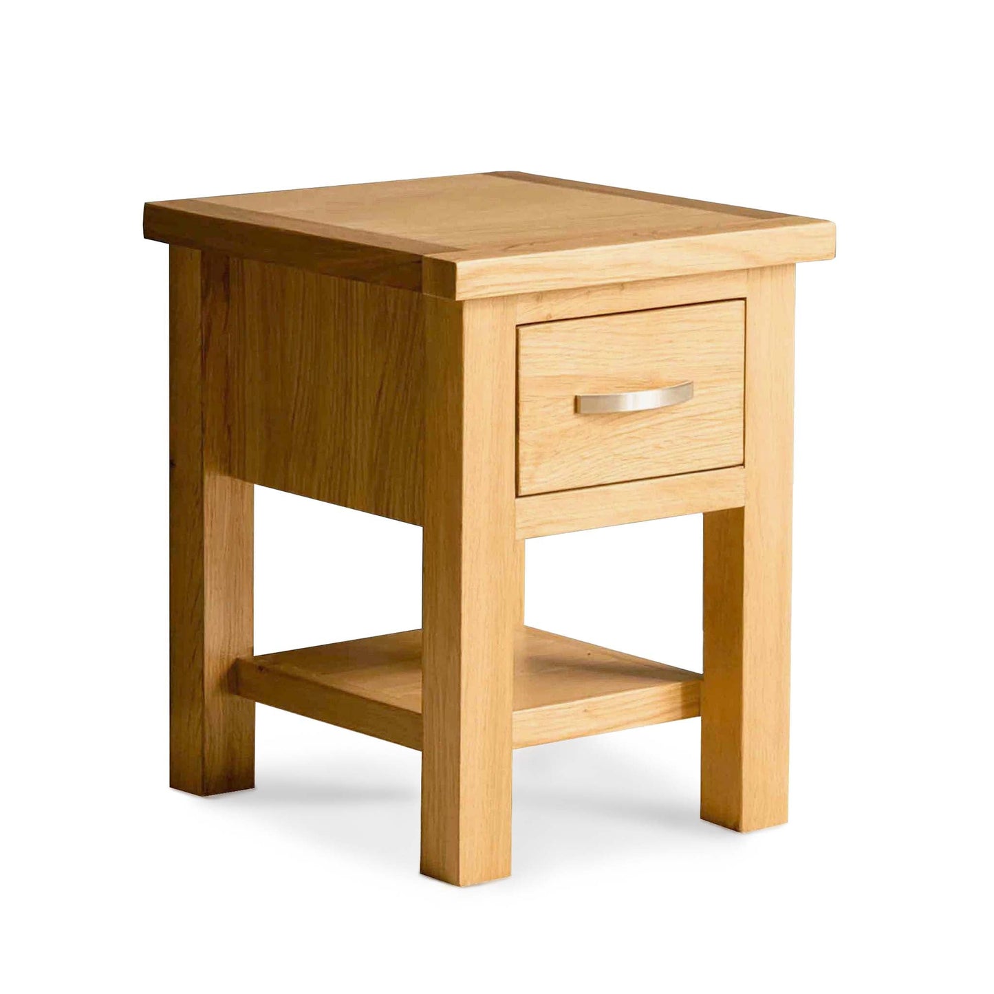 ROS-OUT-01172 Grade-B Roseland Furniture London Oak Lamp Table RRP £84.95
