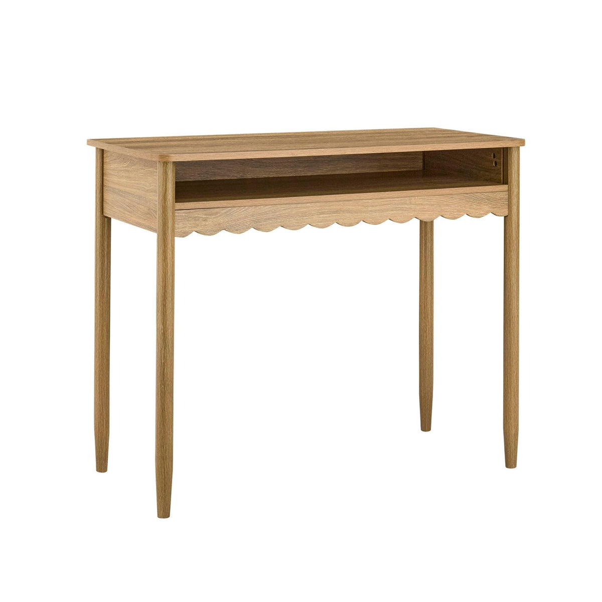 DUS-CC2-08460 Grade-B Dusk Betty Dressing Table - Light Wood RRP £129.00
