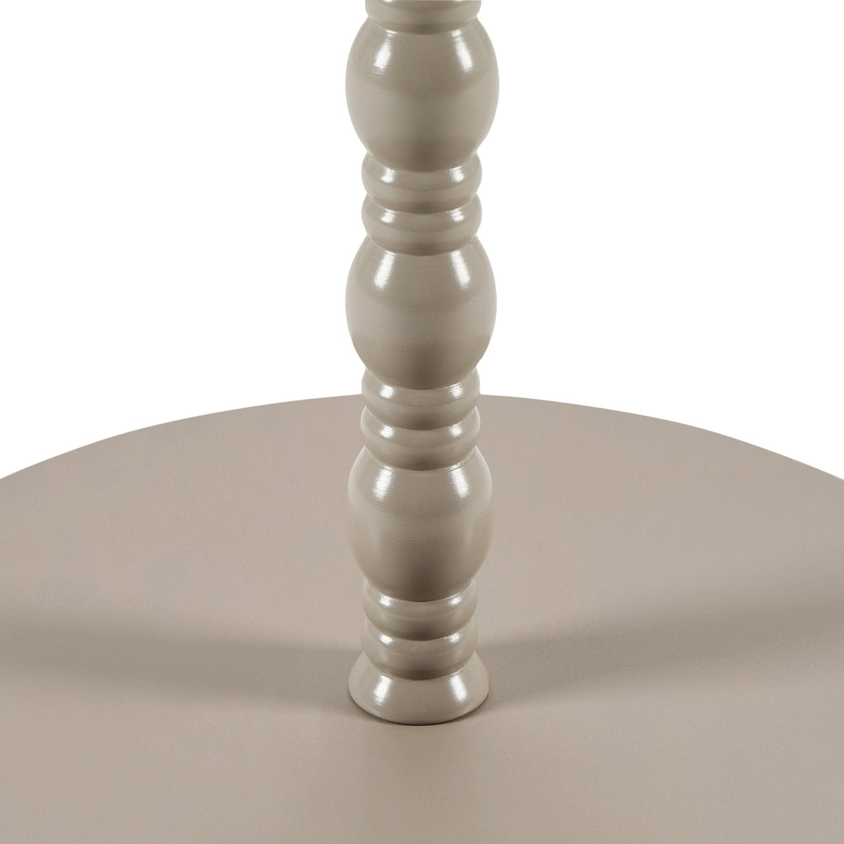DUS-CC2-08382 Grade-B Dusk Bonnie Bobbin Taupe Side Table RRP £39.00