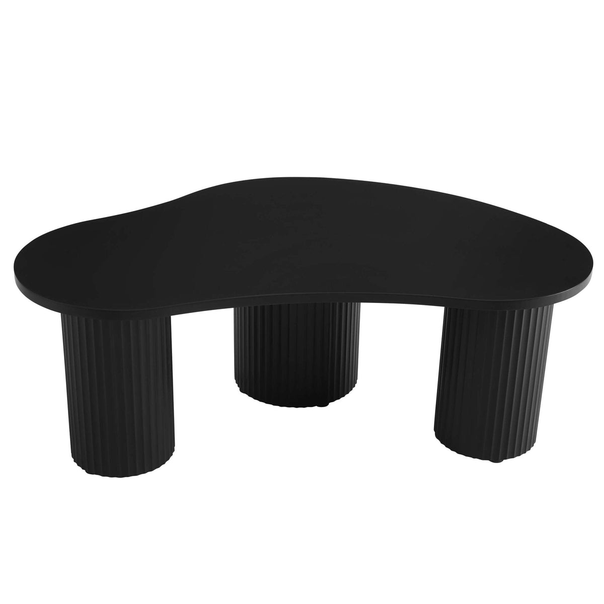 DUS-CC2-08031 Grade-B Dusk Evie Irregular Coffee Table - Black RRP £149.00