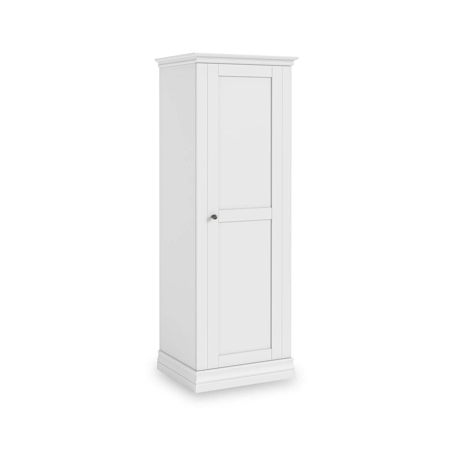 Roseland Grade B Furniture Porter White Single Full Hanging Wardrobe RRP £480