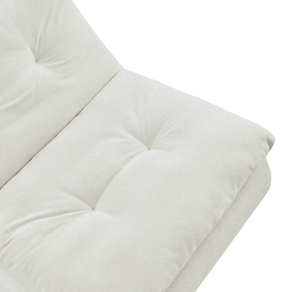 DUS-CC2-07388 Grade-B Dusk Immy Relaxed Accent Chair - Chenille Ivory RRP £189.00