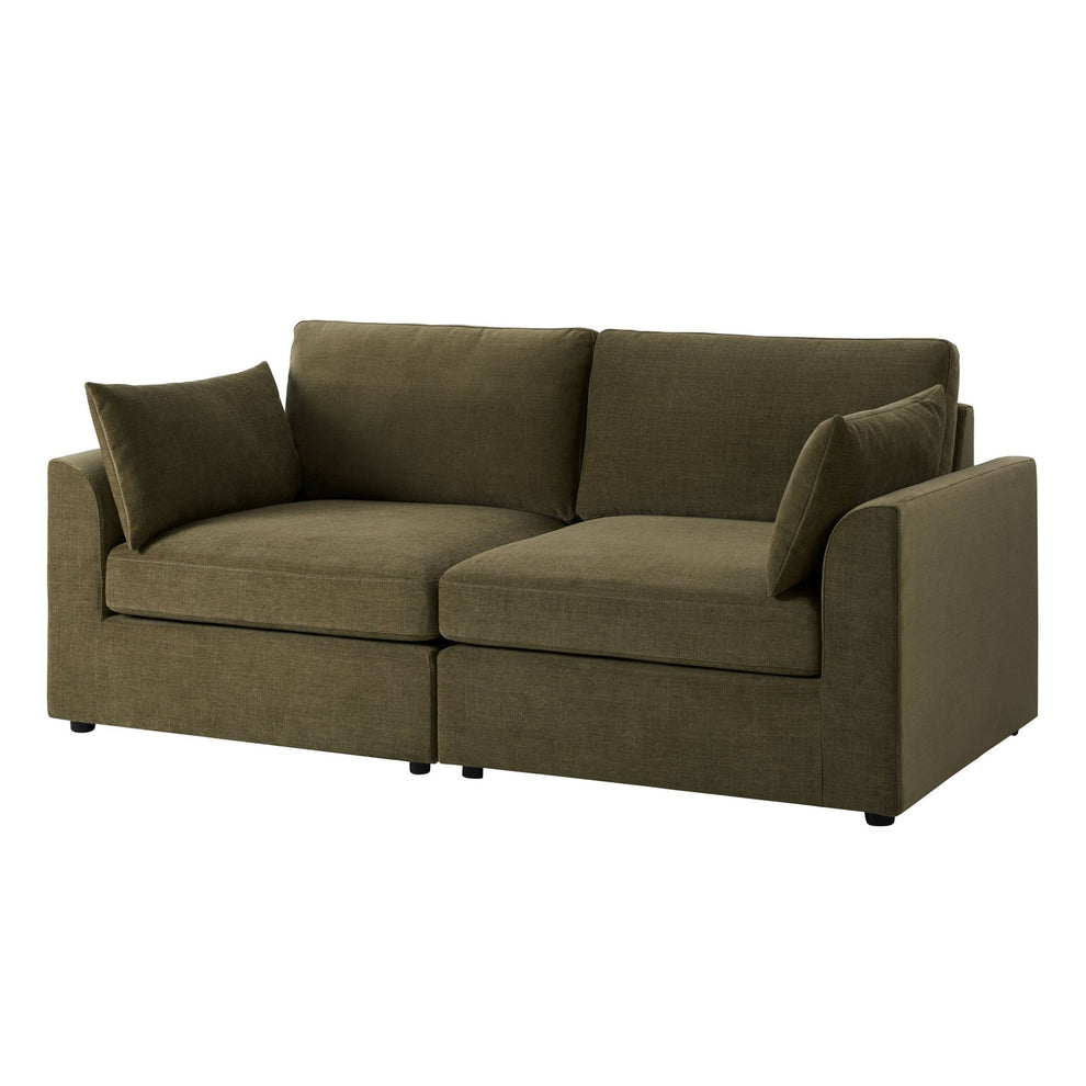 DUS-CC2-03222 Grade-B Dusk Miami RHA Unit in Chenille Olive RRP £150.00