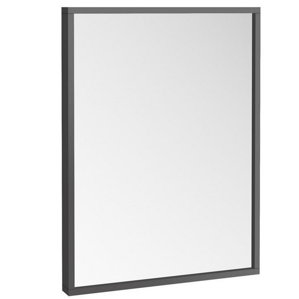 Scudo Grade A Ambience Matt Grey 800x600mm Wall Mounted Bathroom Mirror RRP £216