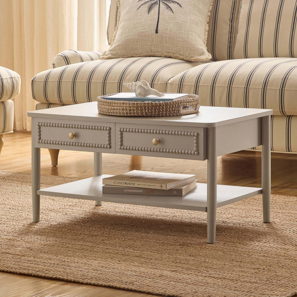 DUS-CC2-06861 Grade-B Dusk Posy Coffee Table - Taupe RRP £126.00