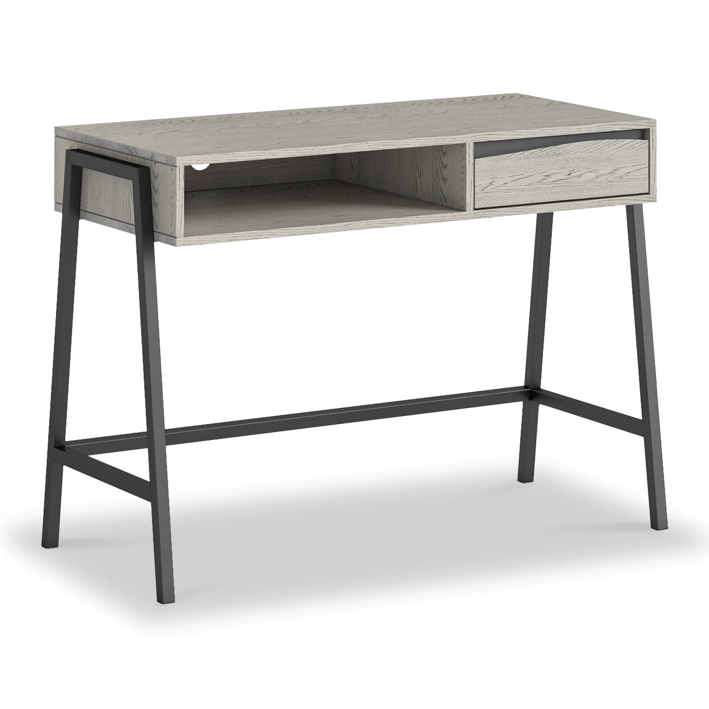 Roseland Grade B Furniture Soho Grey Washed Oak 1 Drawer Desk RRP £250