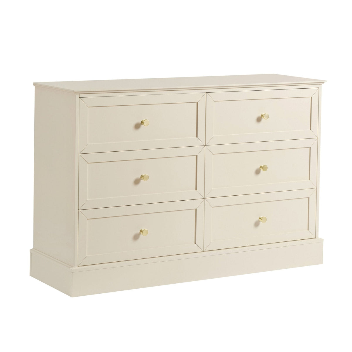 Dusk Ruby Grade B Cream 6 Drawer Chest of Drawers RRP £239