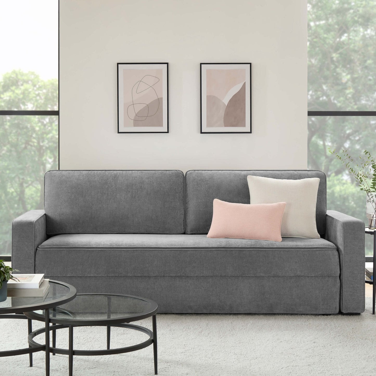 DUS-AUC-03724 Grade-C1 Dusk Soho Sofa Bed - Grey RRP £799.00
