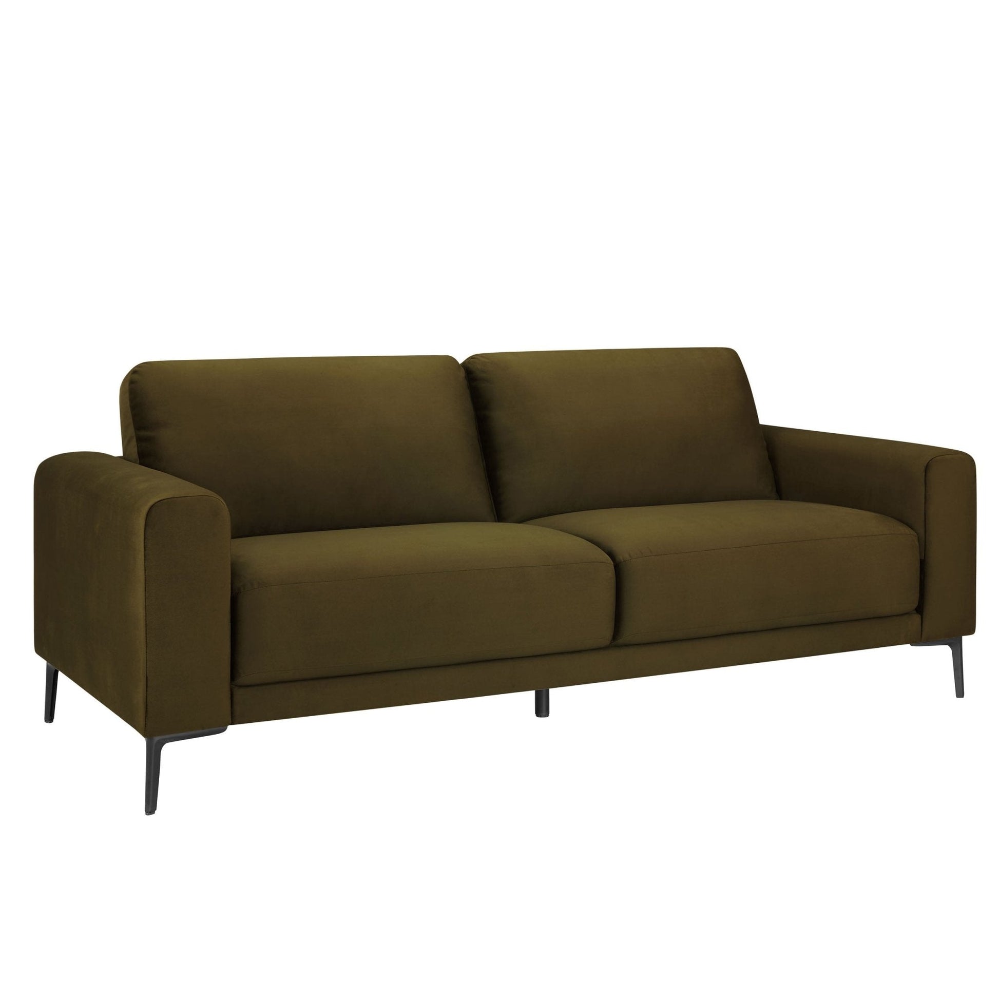 Dusk Malibu Grade B Rich Green Velvet 3 Seater Sofa RRP £404
