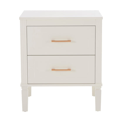 DUS-CC2-06560 Grade-B Dusk Sienna 2 Drawer Bedside Table - Cream RRP £109 RRP £109.00