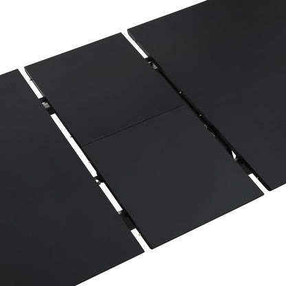 Dusk Grade B Heidi 4-8 Seater Extendable Dining Table - Black RRP £404