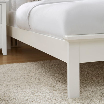 DUS-CC2-07495 Grade-B Dusk Salcombe Single Bed Frame - White RRP £179.00