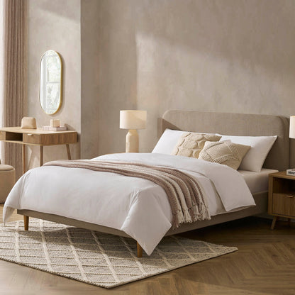 Dusk Ascot Grade B Stone Grey Super King Bed Frame RRP £299