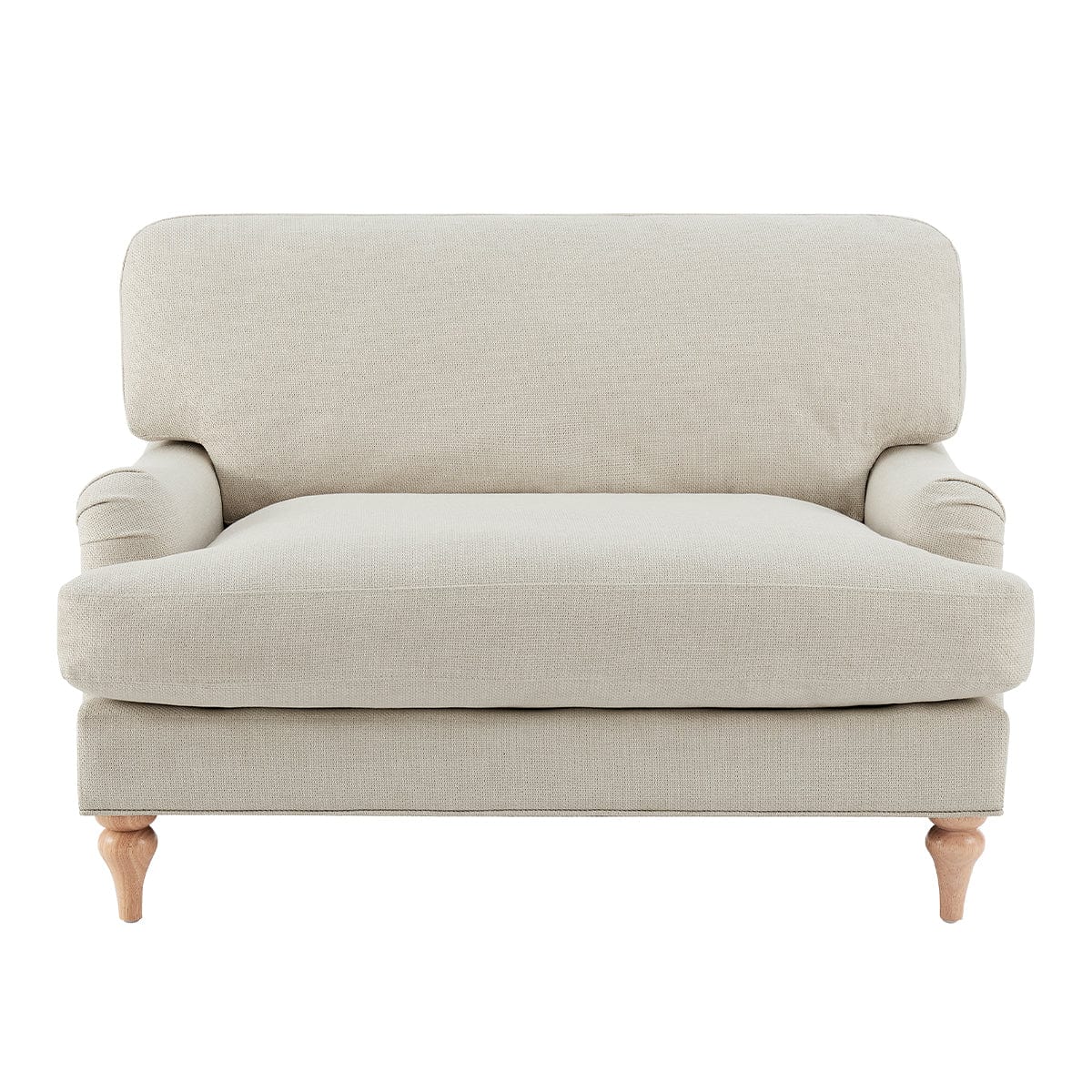 Dusk Hampshire Grade B Beige Textured Weave Love Seat RRP £341