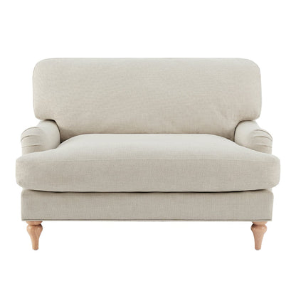 Dusk Hampshire Grade B Beige Textured Weave Love Seat RRP £341