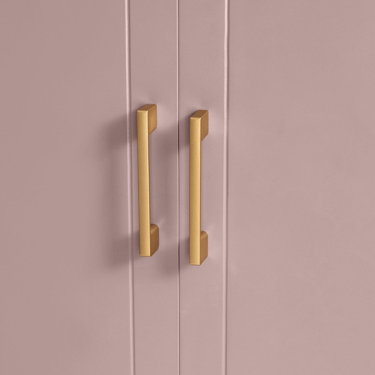 Dusk Grade B Sienna Dusty Mauve 2 Door Double Wardrobe with Drawer RRP £319