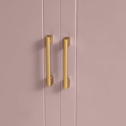 Dusk Grade B Sienna Dusty Mauve 2 Door Double Wardrobe with Drawer RRP £319