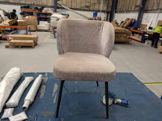 DUS-CC2-01562 Grade-C1 Dusk Mabel Dining Chair - Chenille RRP £249.00