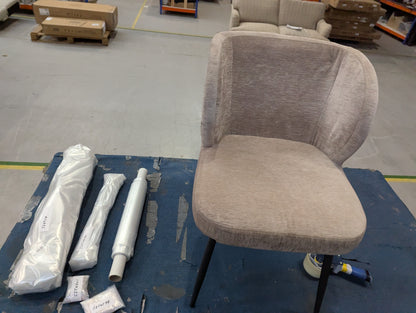DUS-CC2-01562 Grade-C1 Dusk Mabel Dining Chair - Chenille RRP £249.00