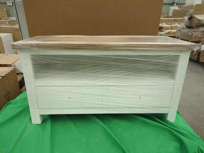 ROS-OUT-00241 Grade-C3 Roseland Furniture Farrow 90cm TV Stand RRP £154.95