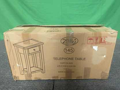 ROS-OUT-00529 Grade-C1 Roseland Furniture Farrow Telephone Table RRP £109.95