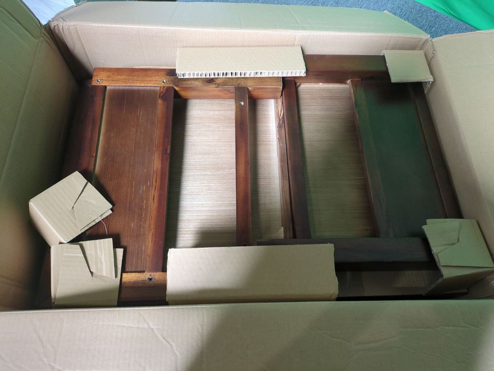 ROS-OUT-00655 Grade-C1 Roseland Furniture Duchy Acacia Coffee Table RRP £199.95