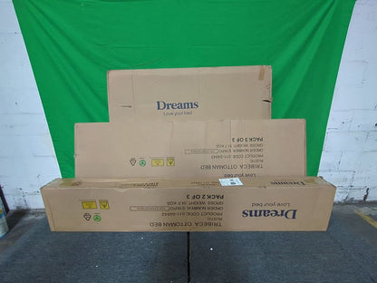 DRE-BED-00121 Grade-C1 Dreams Tribeca Double Wooden Ottoman RRP £599.00