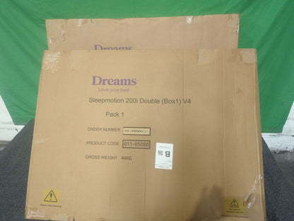 DRE-BED-00144 Grade-C1 Dreams Sleepmotion 200i 4'0 Dark Grey Adjustable Platform Bed Frame RRP £699.00