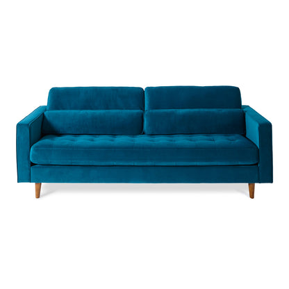 Roseland Grade B Furniture Skye Teal Velvet 4 Seater Sofa RRP £999.95