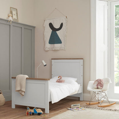 Tutti Bambini Grade B Verona Cot Bed - White & Oak RRP £349