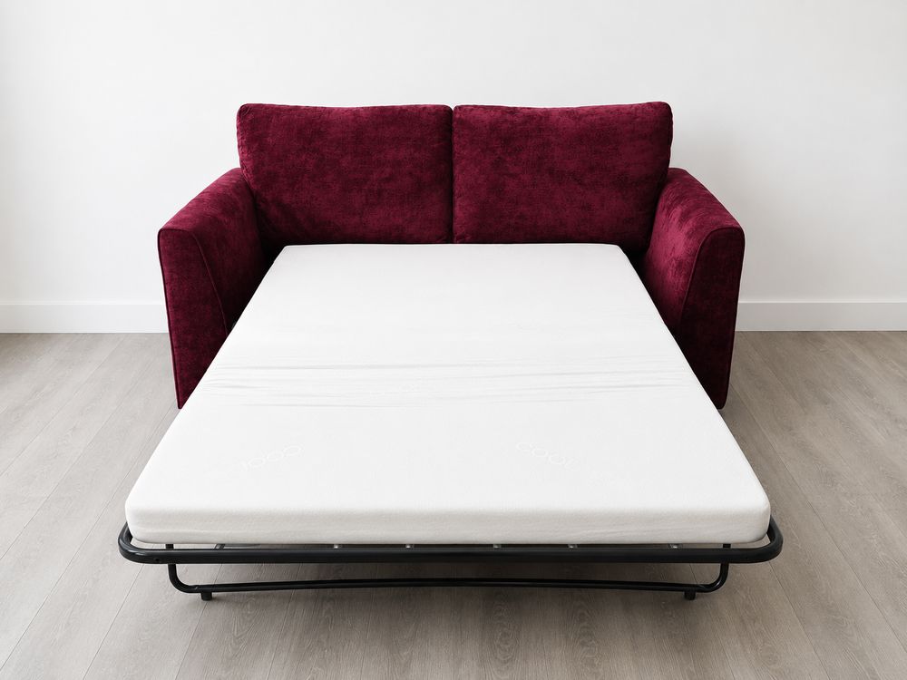 Dreams Tipperary Grade B Claret 2Seater Pull Out Sofa Bed RRP £1200
