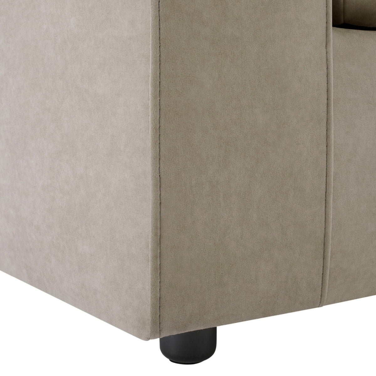 Dusk Grade B Boston Loveseat - Stone RRP £489