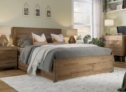 DRE-BED-00121 Grade-C1 Dreams Tribeca Double Wooden Ottoman RRP £599.00