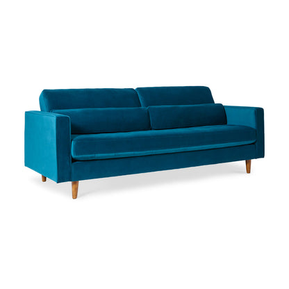 Roseland Grade B Furniture Skye Teal Velvet 4 Seater Sofa RRP £999.95