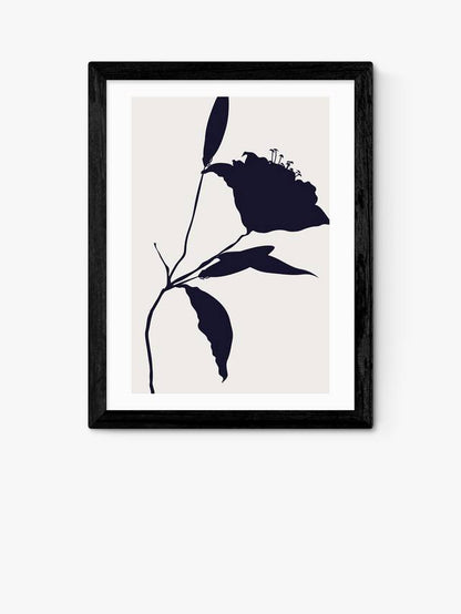 EAS-CCG-00043 Grade-C0 East End Prints Nero I by Kubistika 60x80 Black Framed Art Print RRP £160.00