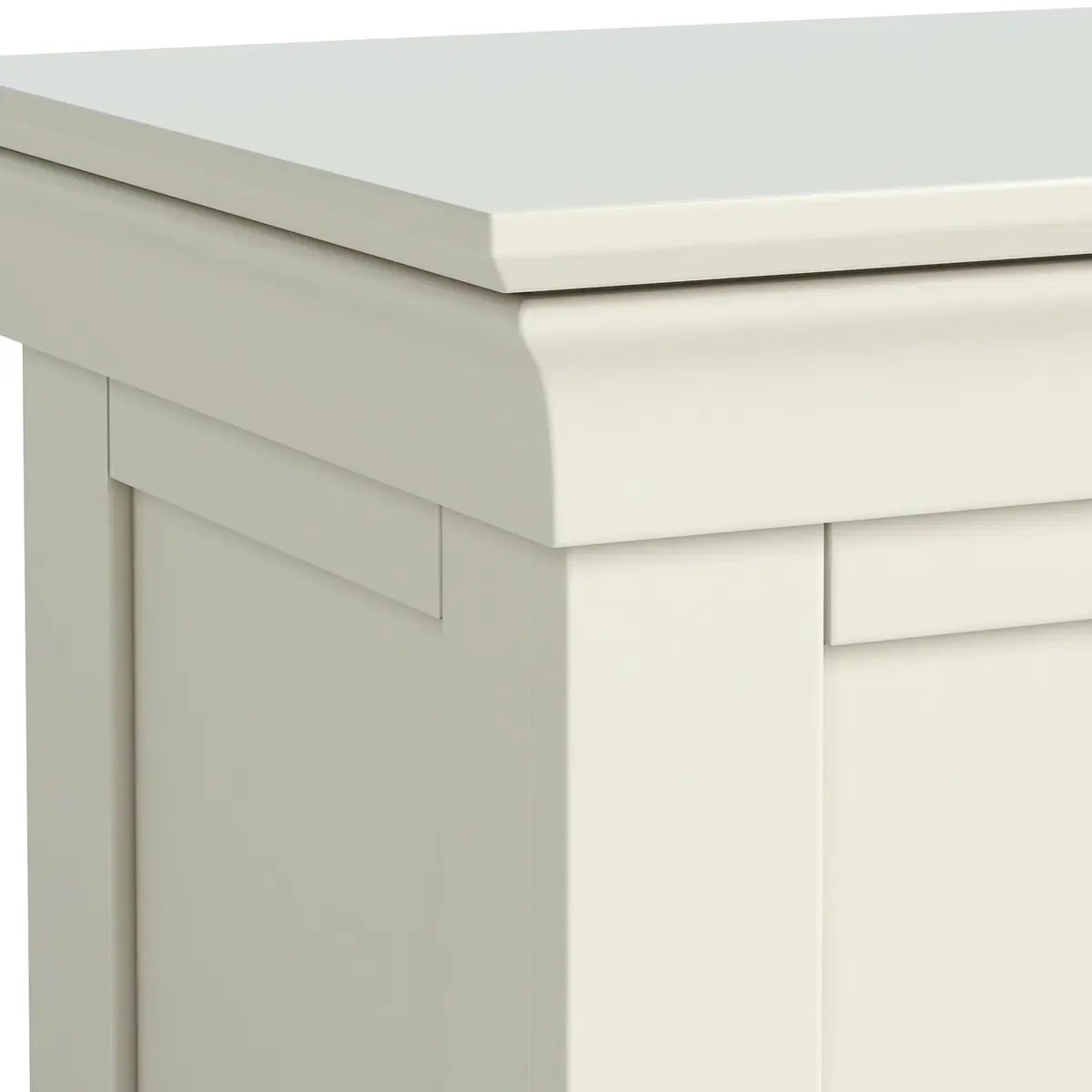 ROS-OUT-00945 Grade-B Roseland Furniture Colette Cream Blanket Box RRP £230.00