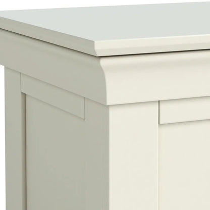 ROS-OUT-00945 Grade-B Roseland Furniture Colette Cream Blanket Box RRP £230.00