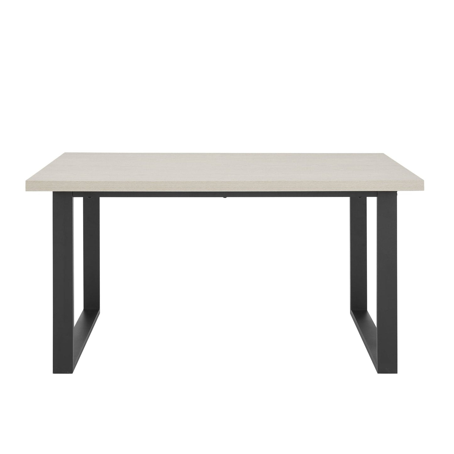CCY-STO-00457 Grade-B Dusk Harper 4-6 Seater Dining Table - Wood/Black RRP £309