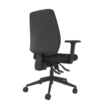 Posturite Grade B Positiv ME600 Black Square Back Ergonomic Office Chair RRP £544