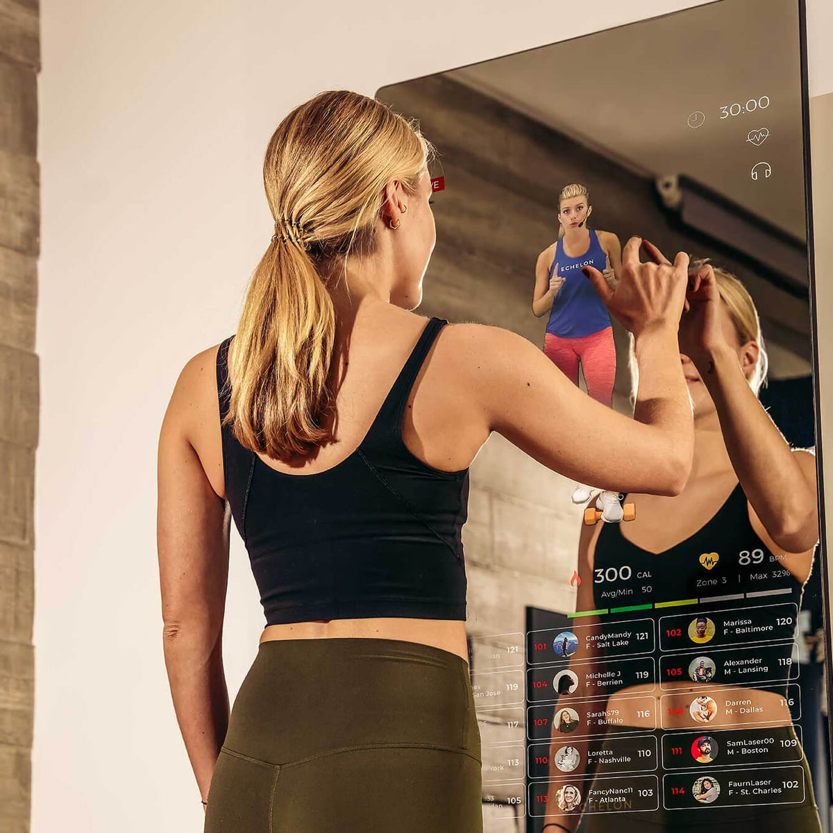 Echelon Grade B Reflect 50" Smart Fitness Touchscreen Mirror RRP £1799