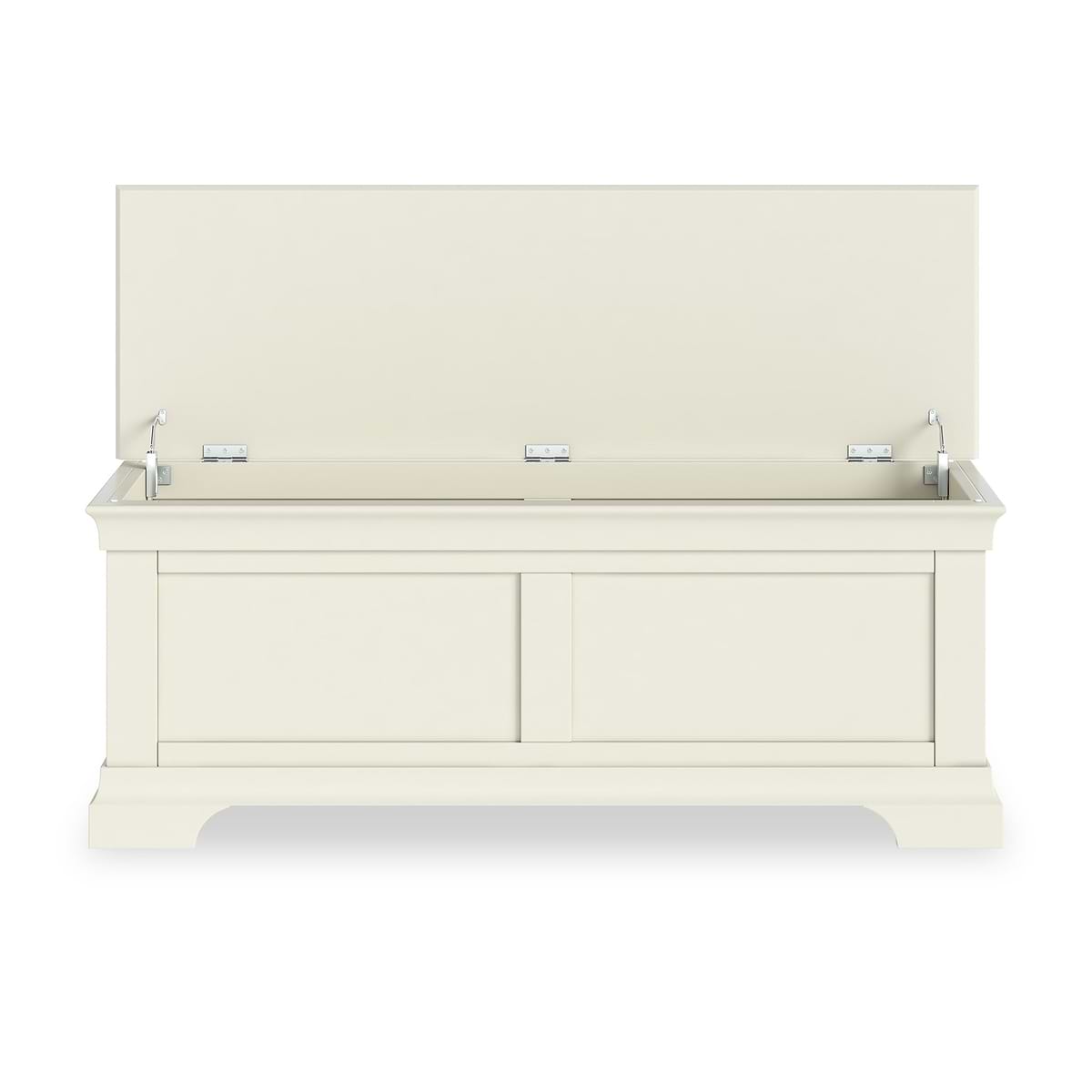 ROS-OUT-00945 Grade-B Roseland Furniture Colette Cream Blanket Box RRP £230.00