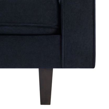 Dusk Sloane Grade B Midnight Dark Navy Velvet 3 Seater Sofa RRP £499