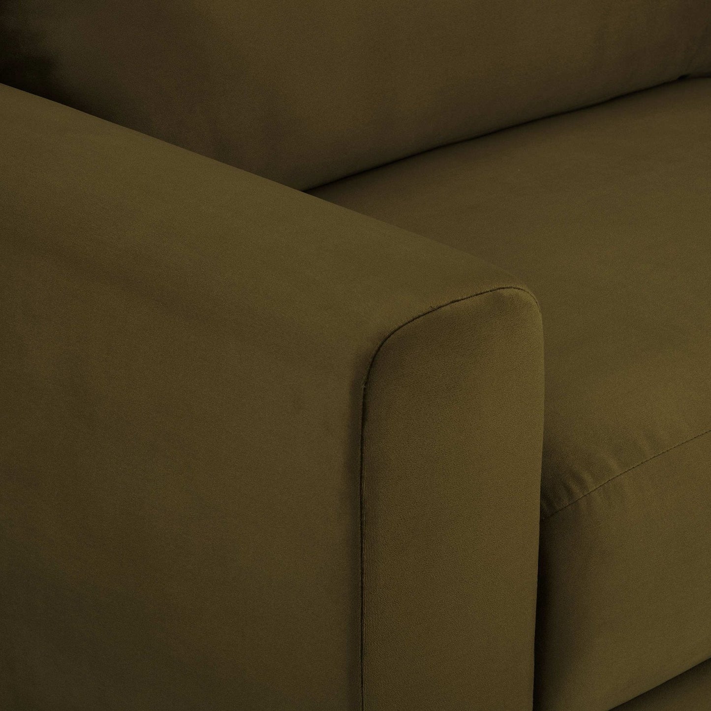 Dusk Malibu Grade B Rich Green Velvet 3 Seater Sofa RRP £404
