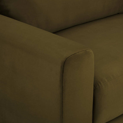 Dusk Malibu Grade B Rich Green Velvet 3 Seater Sofa RRP £404