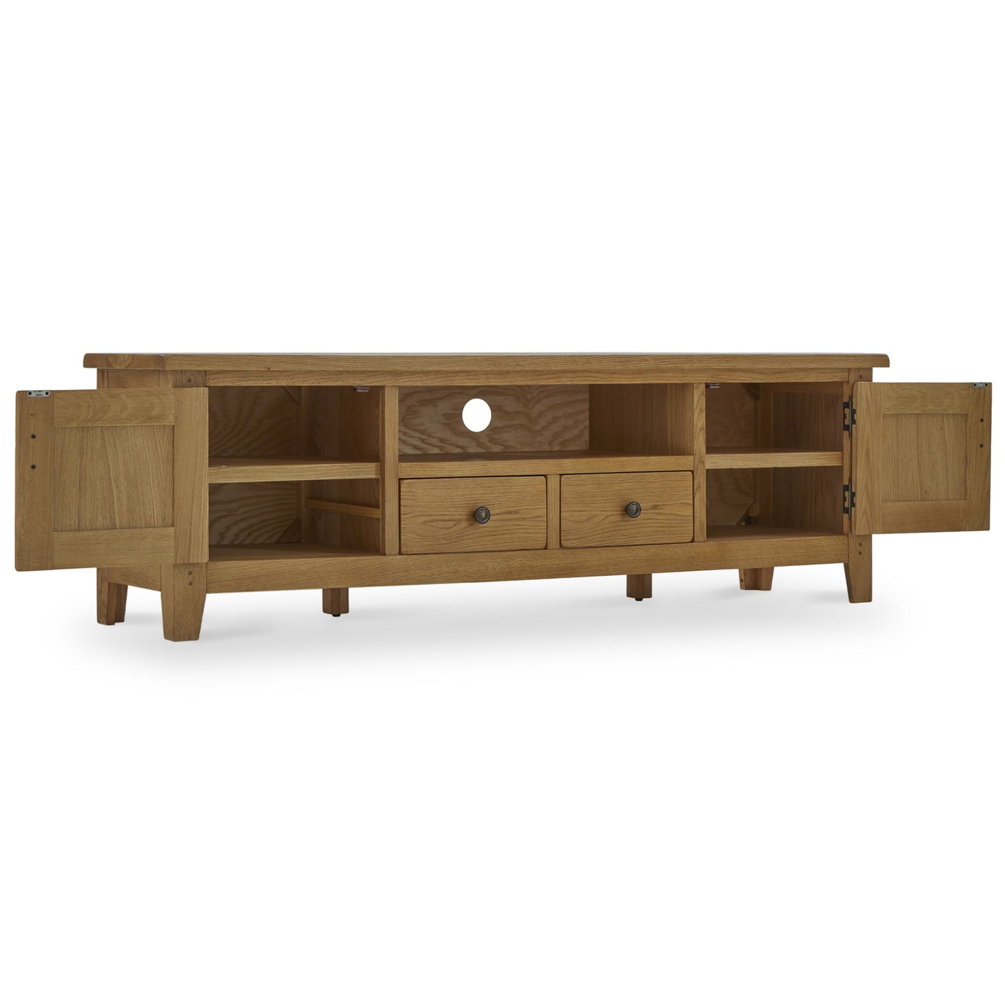 Roseland Furniture Grade B Broadway Oak 180cm TV Unit RRP £540