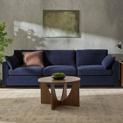 Dusk Miami Grade B Chenille Navy 3 Seater Sofa RRP £749