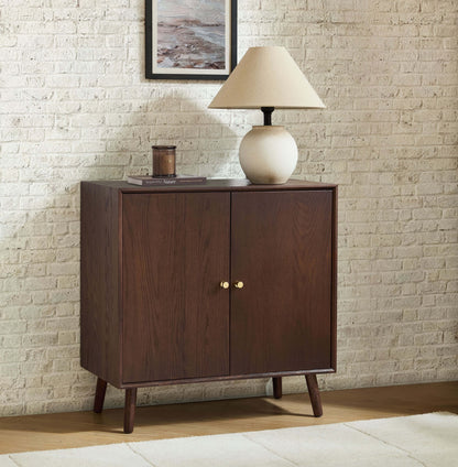 Dusk Heidi Grade B Walnut Stained Oak 2 Door Sideboard RRP £259